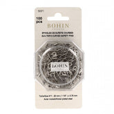 Bohin 50371
 Safety Pin Curved Size 1 100ct